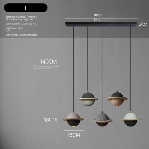 lustre moderne à led design créatif pour enfants - vue 12 sur 15