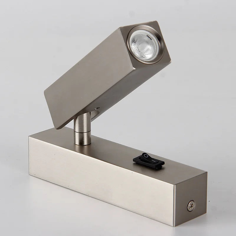 applique murale led rotative avec interrupteur et port usb - vue 10 sur 19