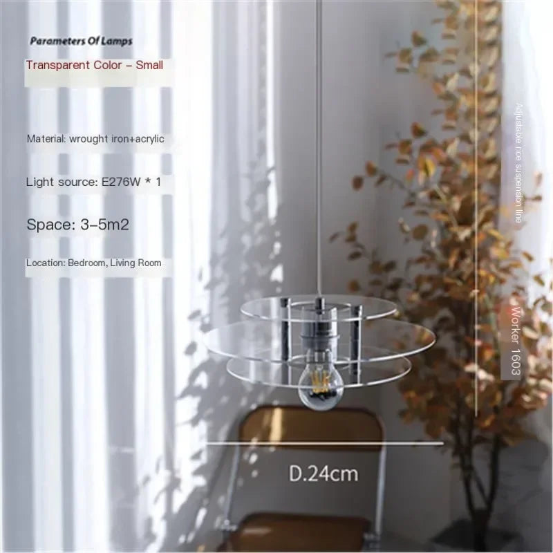 lustre arc-en-ciel soucoupe volante déco rétro pour bar ou restaurant - vue 6 sur 13