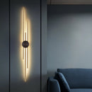 applique murale minimaliste en laiton led pour restaurant