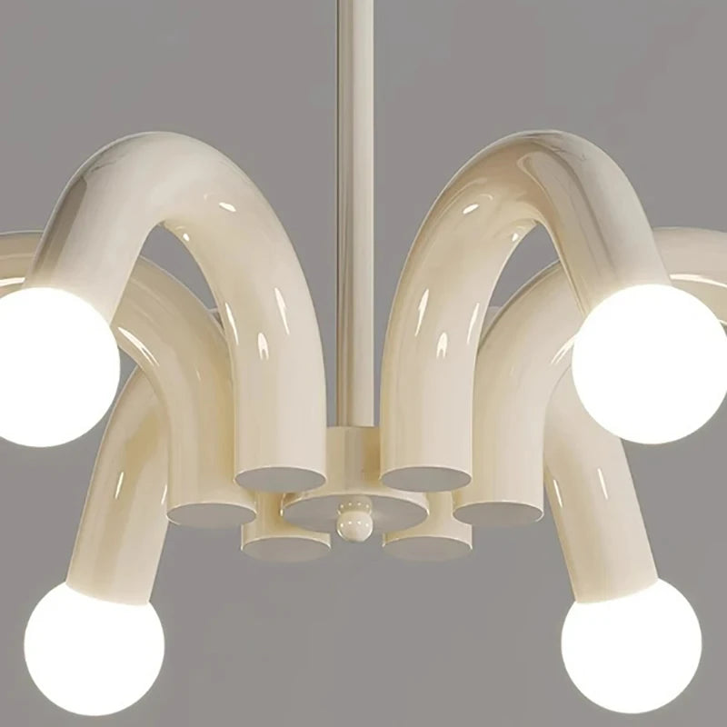 suspension moderne en métal art déco - vue 6 sur 9