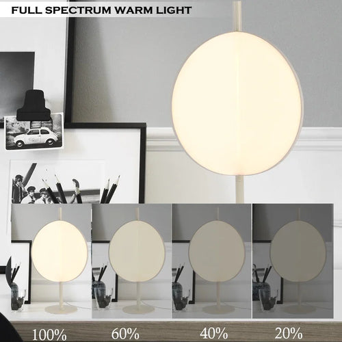 lampadaire led design nordique à lames rotatives pour décoration - vue 3 sur 8