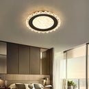 plafonnier moderne en cristal pour éclairage décoratif élégant