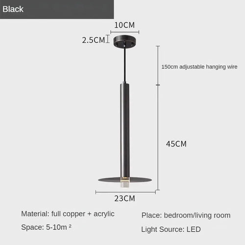 lustre moderne minimaliste créatif pour table bar long - vue 9 sur 10