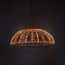 SANDYHA moderne Simple tressé corde ronde lustre créatif maille lampe à LED pour salon salle à manger maison suspension luminaires