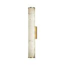 Brass Natural Marble Wall Lamp Drop Shipping Foyer Dining Room Stairs Stone Sconce Lamp Luxury Bedroom Copper Lamp Art Deco