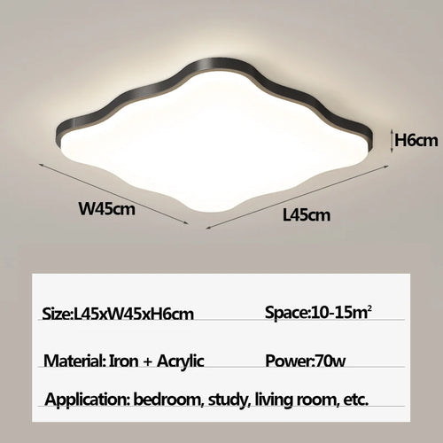 plafonnier moderne à leds pour éclairage intérieur suspendu - vue 17 sur 16