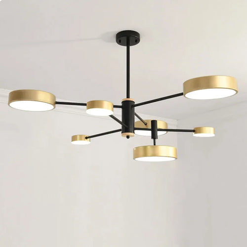 lustre à led nordique pour décoration intérieure moderne - vue 2 sur 18