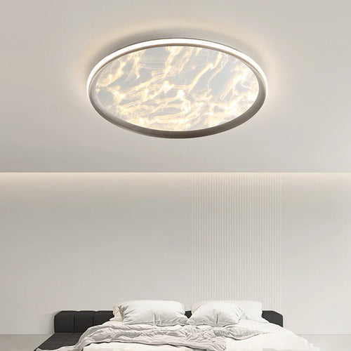 plafonnier moderne minimaliste en cristal design haut de gamme 2024 - vue 3 sur 14