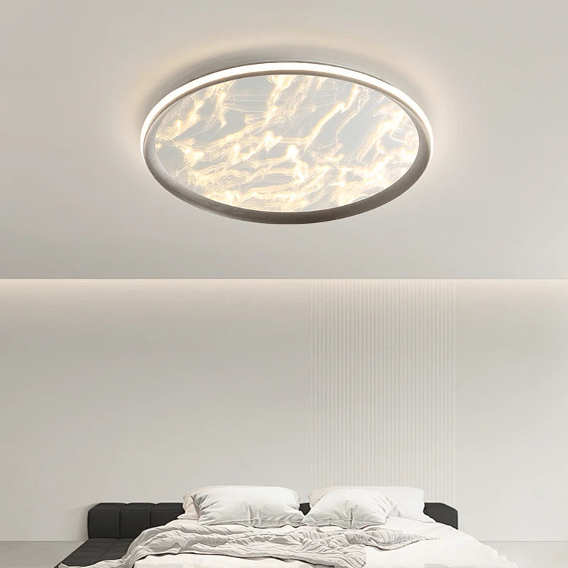 plafonnier moderne minimaliste en cristal design haut de gamme 2024 - vue 3 sur 14