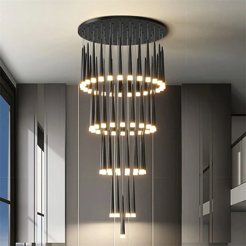 lustre suspendu moderne à LED pour intérieur contemporain - vue 4 sur 14