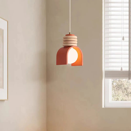suspension led créative en résine avec cordon réglable - vue 3 sur 8