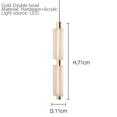 suspension en acrylique design pour éclairage moderne et élégant - vue 11 sur 12