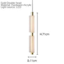 suspension en acrylique haut de gamme pour éclairage intérieur moderne