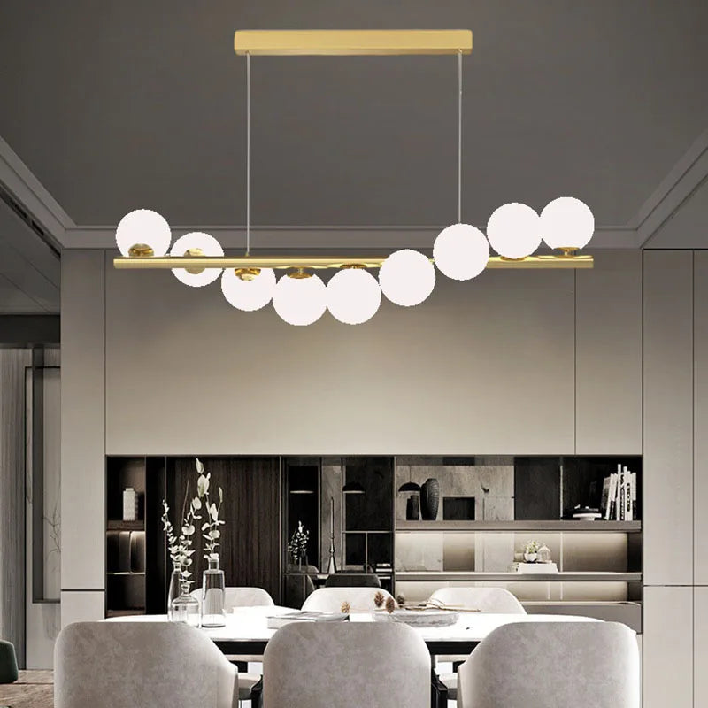 lustre créatif luminaires suspendus réglables pour divers lieux - vue 4 sur 9