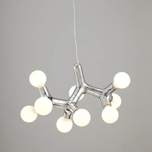 lustre design moléculaire nordique italien 	 2023 villa - vue 6 sur 6