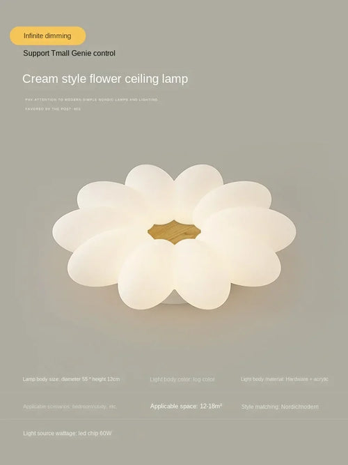 lustre créatif à pétales pour un éclairage chaleureux et apaisant - vue 25 sur 24
