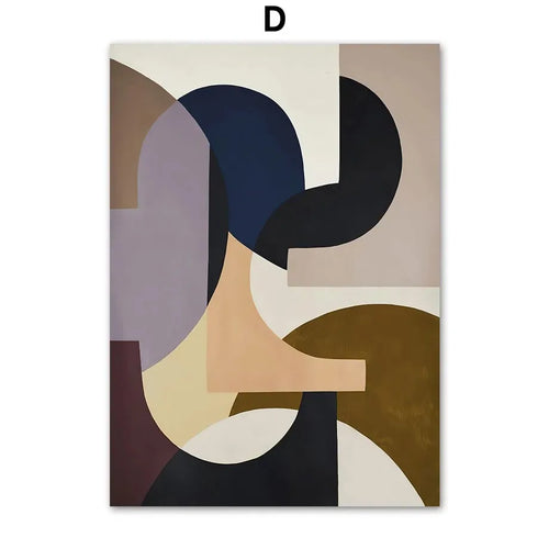 pyjama rayé femme géométrie feuille art mural rétro décoratif - vue 12 sur 14