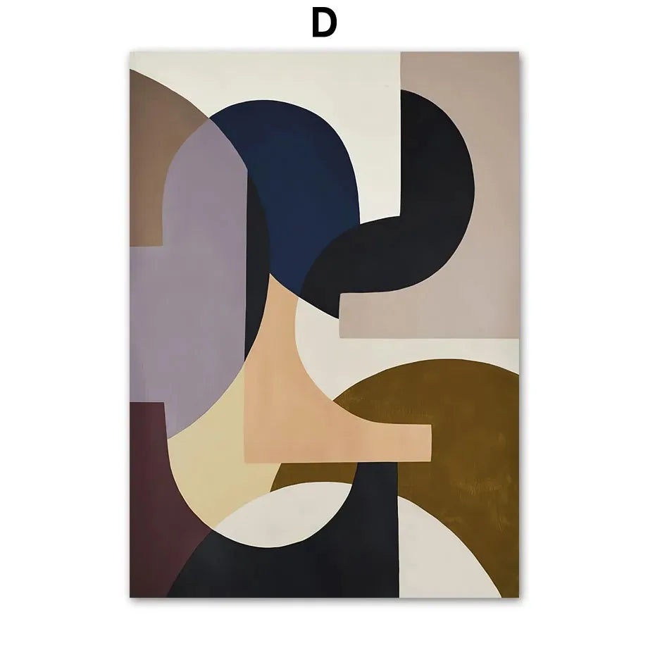 pyjama rayé femme géométrie feuille art mural rétro décoratif - vue 12 sur 14