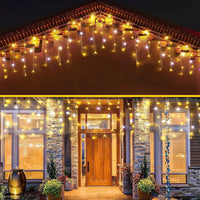 guirlande lumineuse led glaçons pour décorations de fête et événements