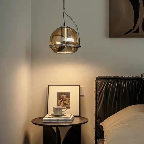 suspension nordique en verre pour intérieur moderne - vue 3 sur 7