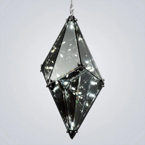 lustre en cristal moderne en forme de goutte d'eau décoratif pour intérieur - vue 6 sur 10