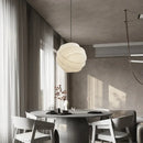 lustre suspendu en soie wabi sabi led moderne nordique