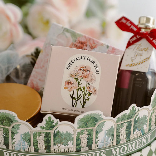 bougie parfumée artisanale en forme dœillet pour mariage et fêtes - vue 3 sur 13