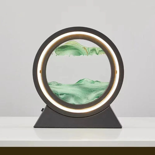 lampe de table créative avec sable mouvant 3D décoratif - vue 19 sur 24