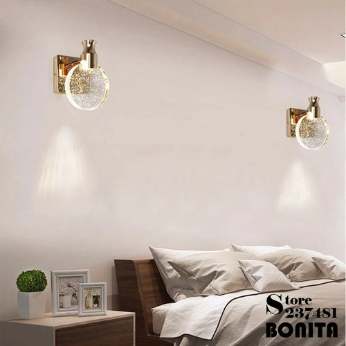 applique murale de luxe en cristal pour intérieur élégant - vue 4 sur 7
