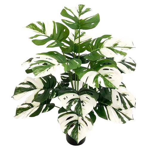 plantes artificielles grandes feuilles décoratives pour intérieur et bureau - vue 13 sur 24