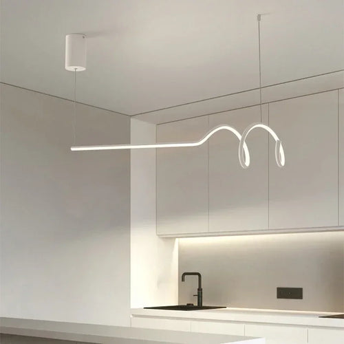 suspension LED design moderne idéale pour hôtels - vue 2 sur 10