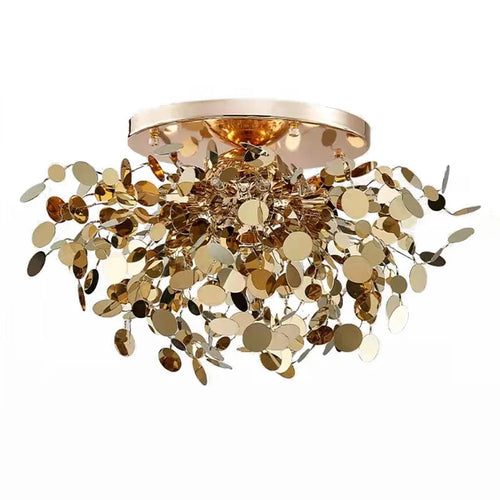 Modern personality G9 stainless steel bedroom ceiling lights Nordic living room, dining room, kitchen decorative ceiling lights - vue 7 sur 10