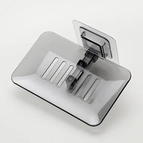 porte-savon mural auto-adhésif à double couche pour salle de bain - vue 9 sur 9