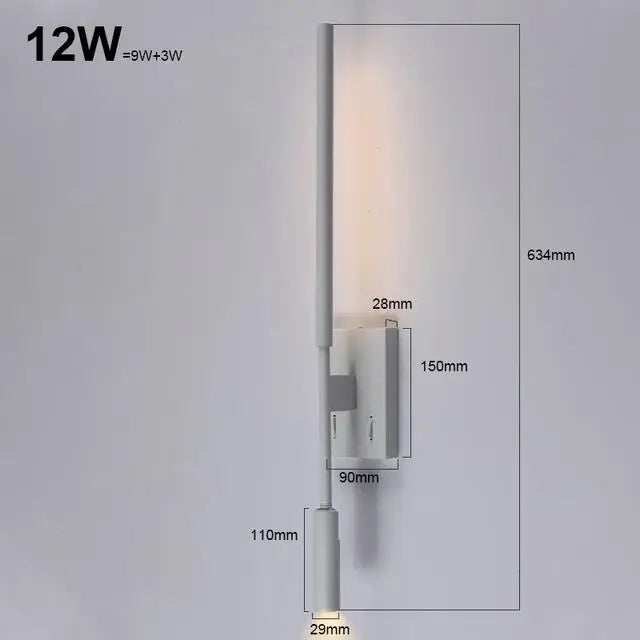 applique led moderne pour décoration canapé