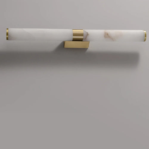 applique murale en marbre et cuivre pour éclairage décoratif intérieur - vue 6 sur 7