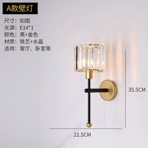 plafonnier moderne en cristal doré avec éclairage led trois couleurs - vue 11 sur 13