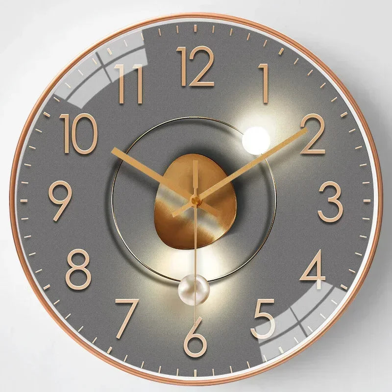 horloge murale silencieuse à piles design moderne pour tous les espaces - vue 10 sur 16