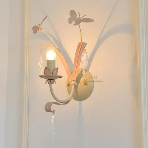 applique murale led papillon pour chambre enfant décoration lumineuse - vue 9 sur 8