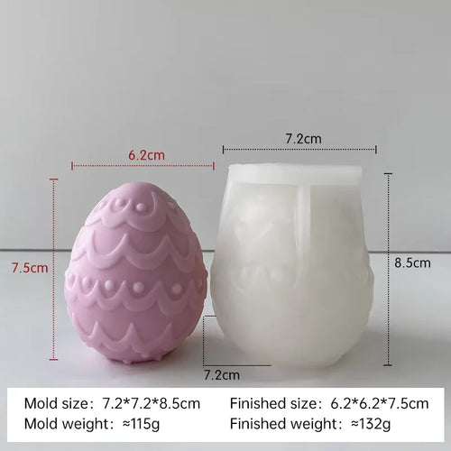 moule à bougie en silicone pour œufs de pâques à créer soi-même - vue 10 sur 21