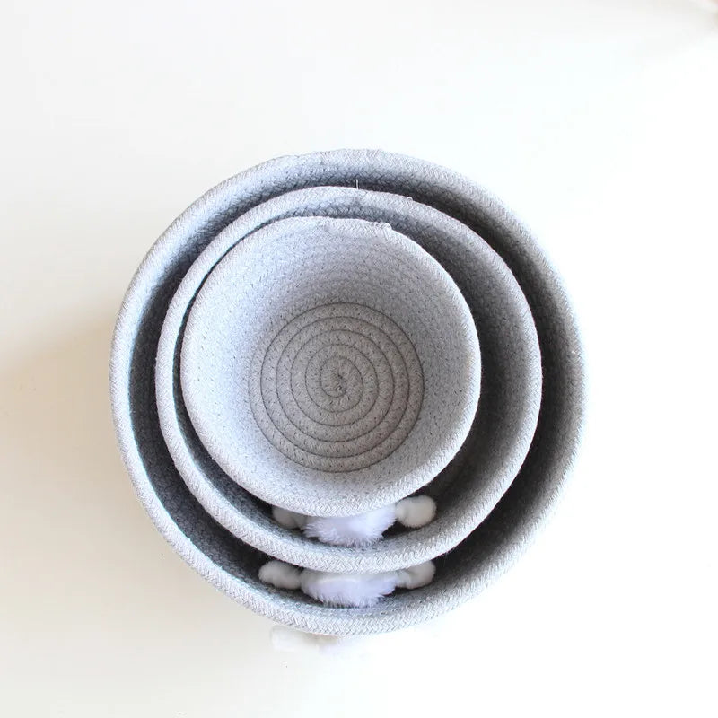 panier de rangement tissé animaux pour jouets et divers objets - vue 5 sur 21