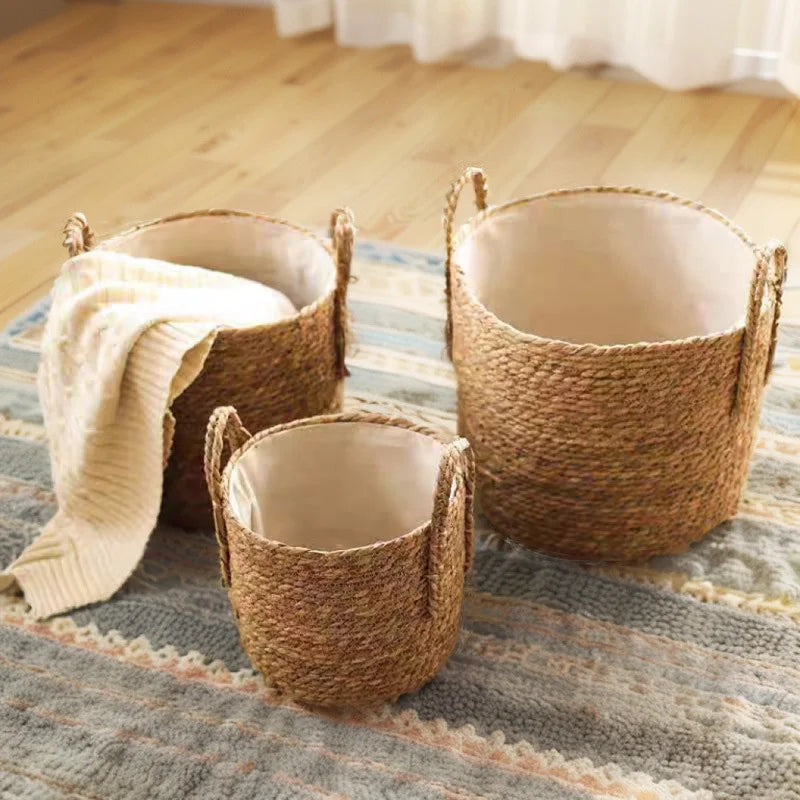 panier de rangement en osier pour divers articles et plantes - vue 3 sur 9