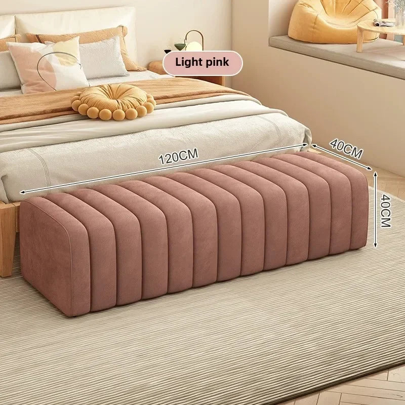 banc à chaussures design moderne avec repose pieds doux et confortable - vue 10 sur 26