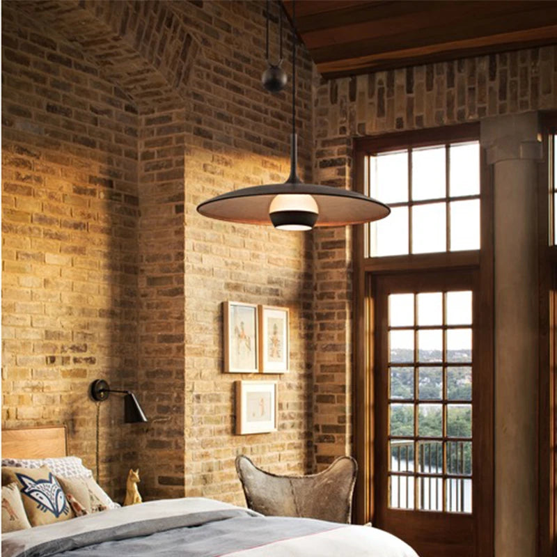 lustre minimaliste design ovni pour intérieur moderne créatif - vue 4 sur 7