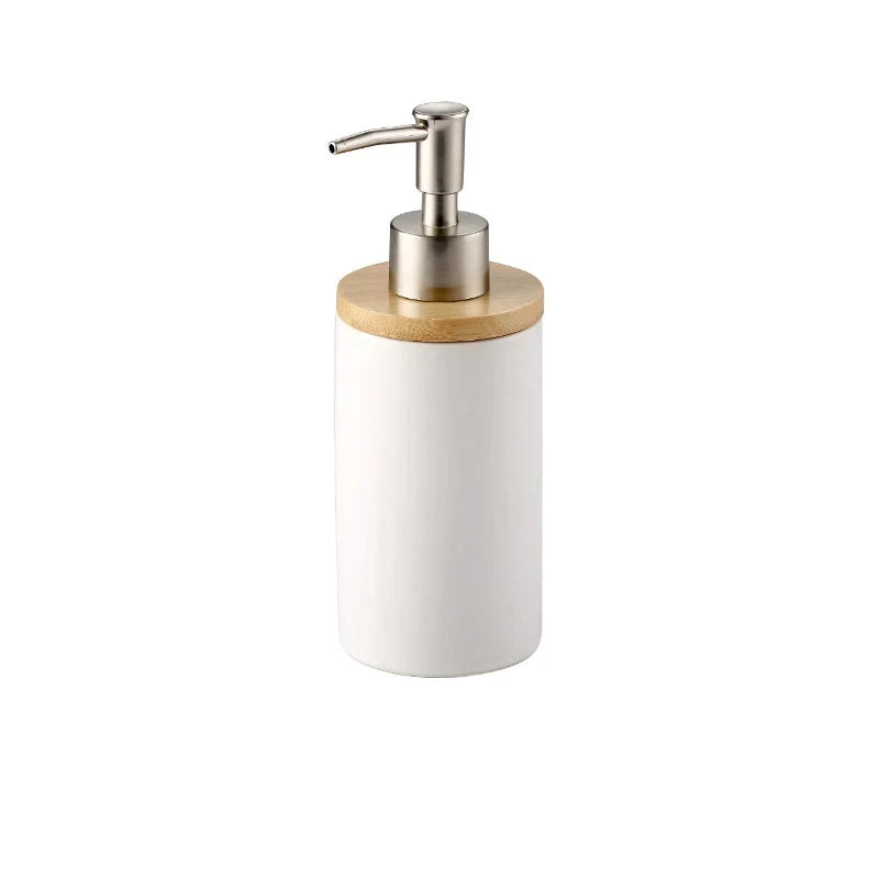 porte-brosse à dents en céramique style nordique avec base en bois - vue 14 sur 22