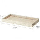 ensemble d'accessoires en marbre naturel pour salle de bain