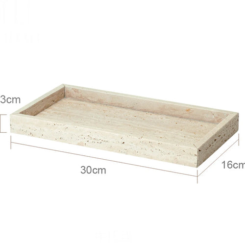 ensemble d'accessoires en marbre naturel pour salle de bain - vue 21 sur 30