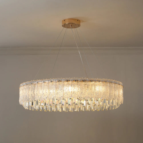lustre moderne en cristal pour décoration haut de gamme - vue 6 sur 10