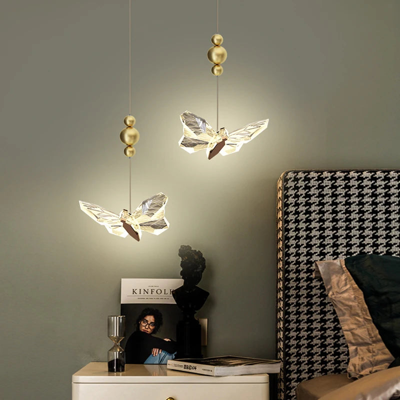 applique murale led papillon pour décoration intérieure moderne - vue 5 sur 8