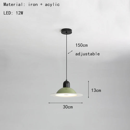 suspension lampe led métal avec lumière réglable et modifiable - vue 13 sur 17